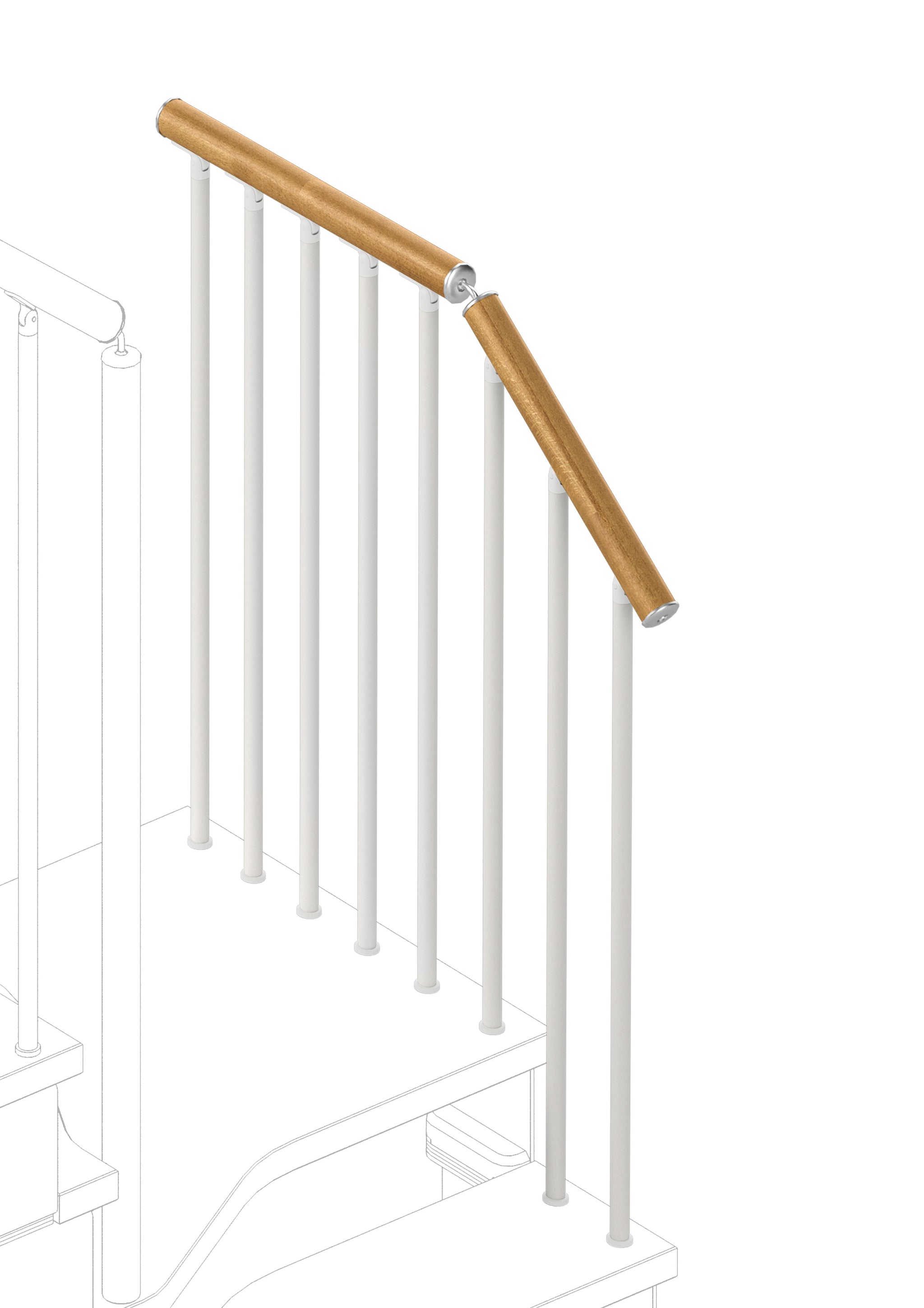 External Railing Giro Composity (external side) - Natural 12