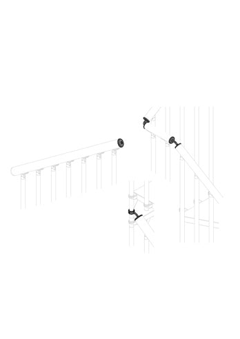 Iron Fittings for Wooden Handrails