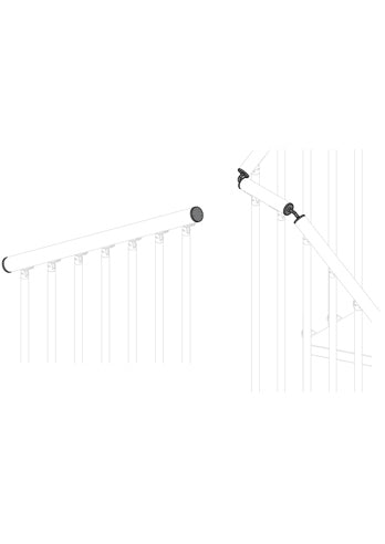 Plastic handrail accessories