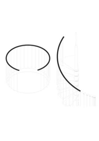 Corrimano Plastica | Lunghezza 500 cm