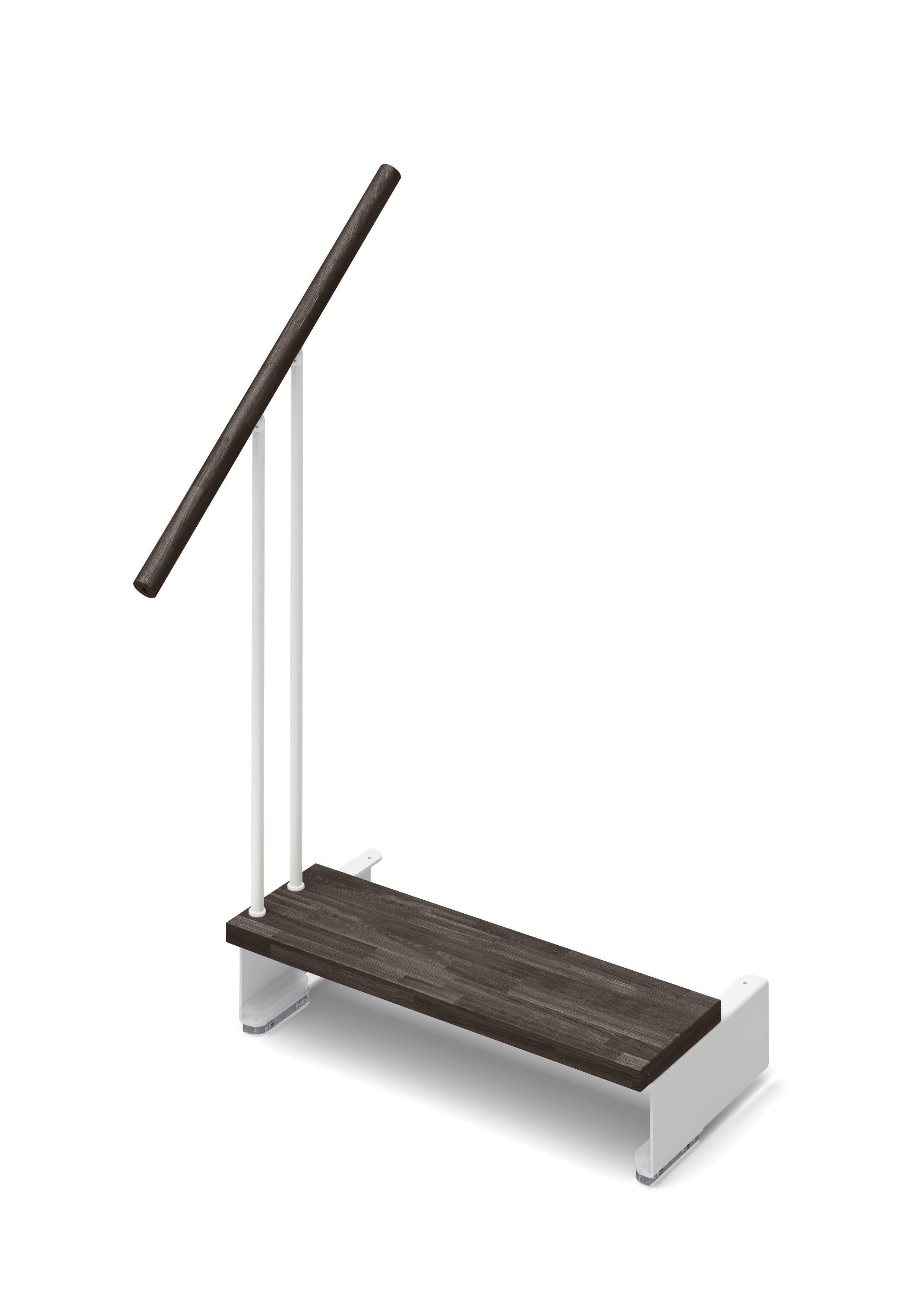 Additional step Adapta 74cm (with structure and railing) - Wengé 23