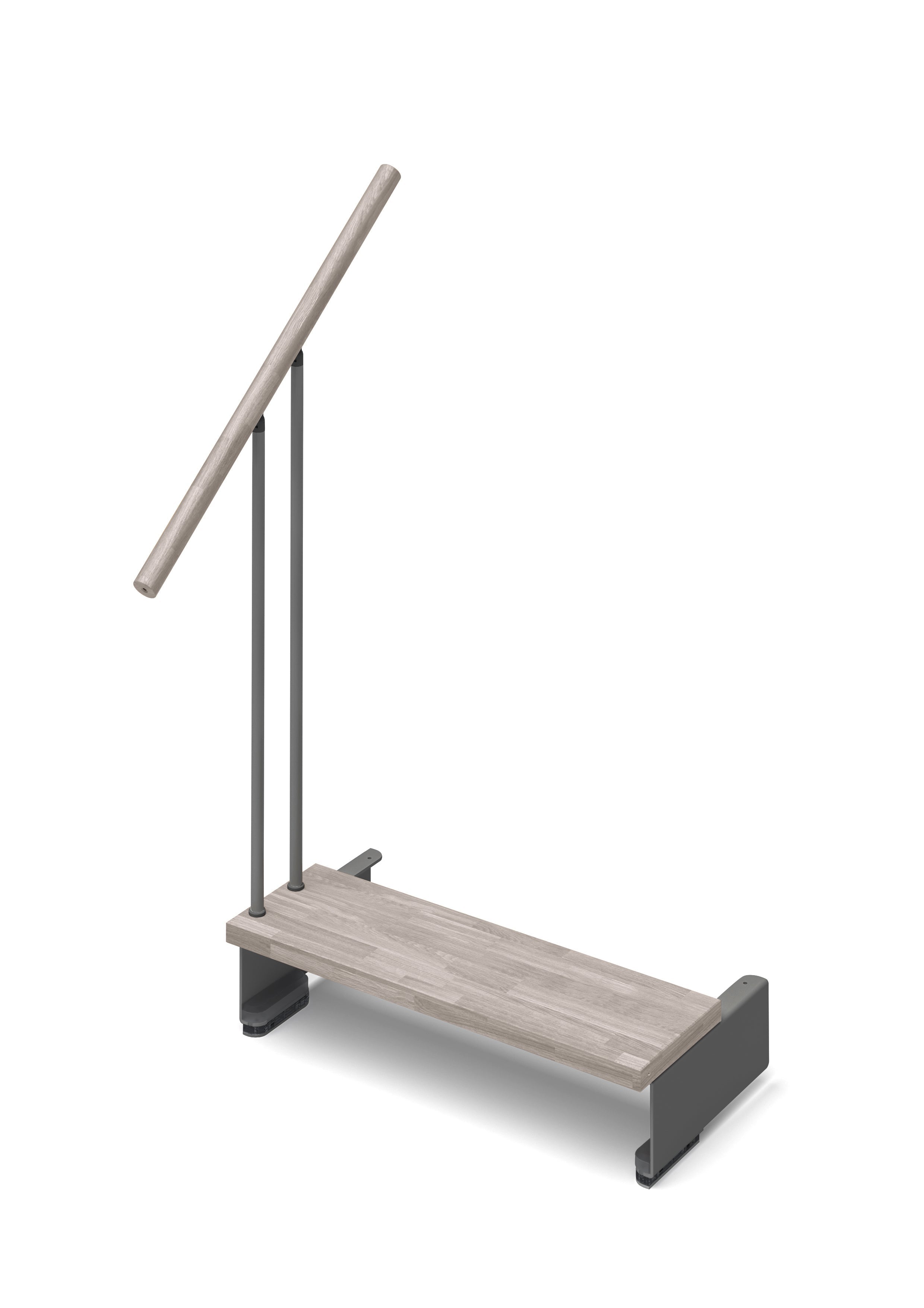 Additional step Adapta 84cm (with structure and railing) - Tortora 87