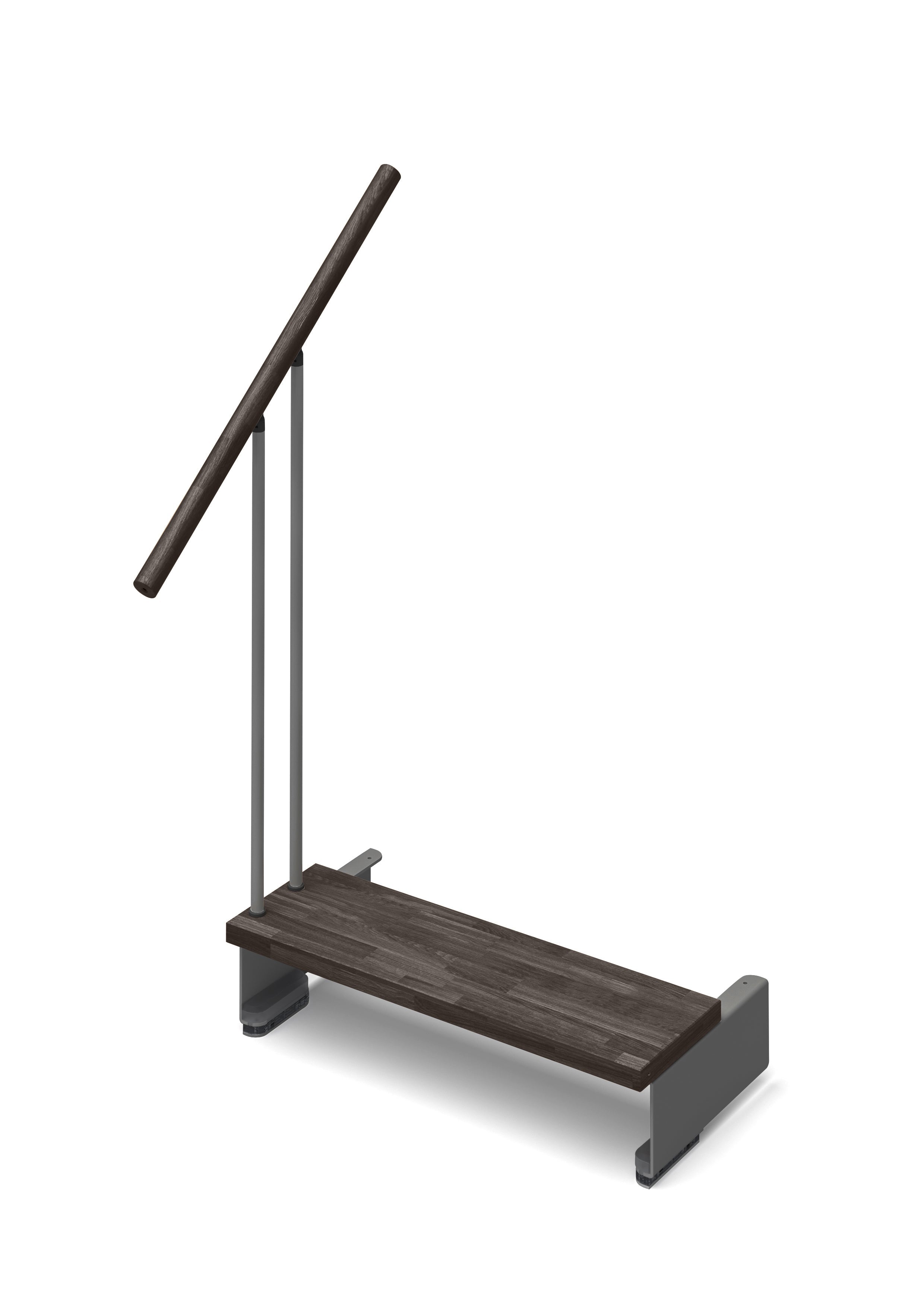 Additional step Adapta 94cm (with structure and railing) - Wengé 23