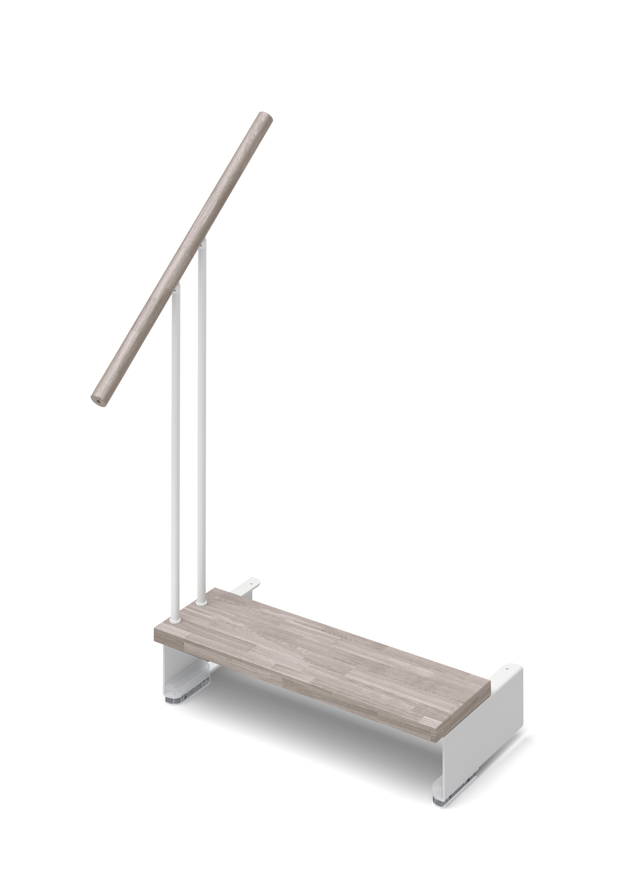 Aditional Steps Additional step Composity 94cm (with structure and railing) - Taupe 87 ...