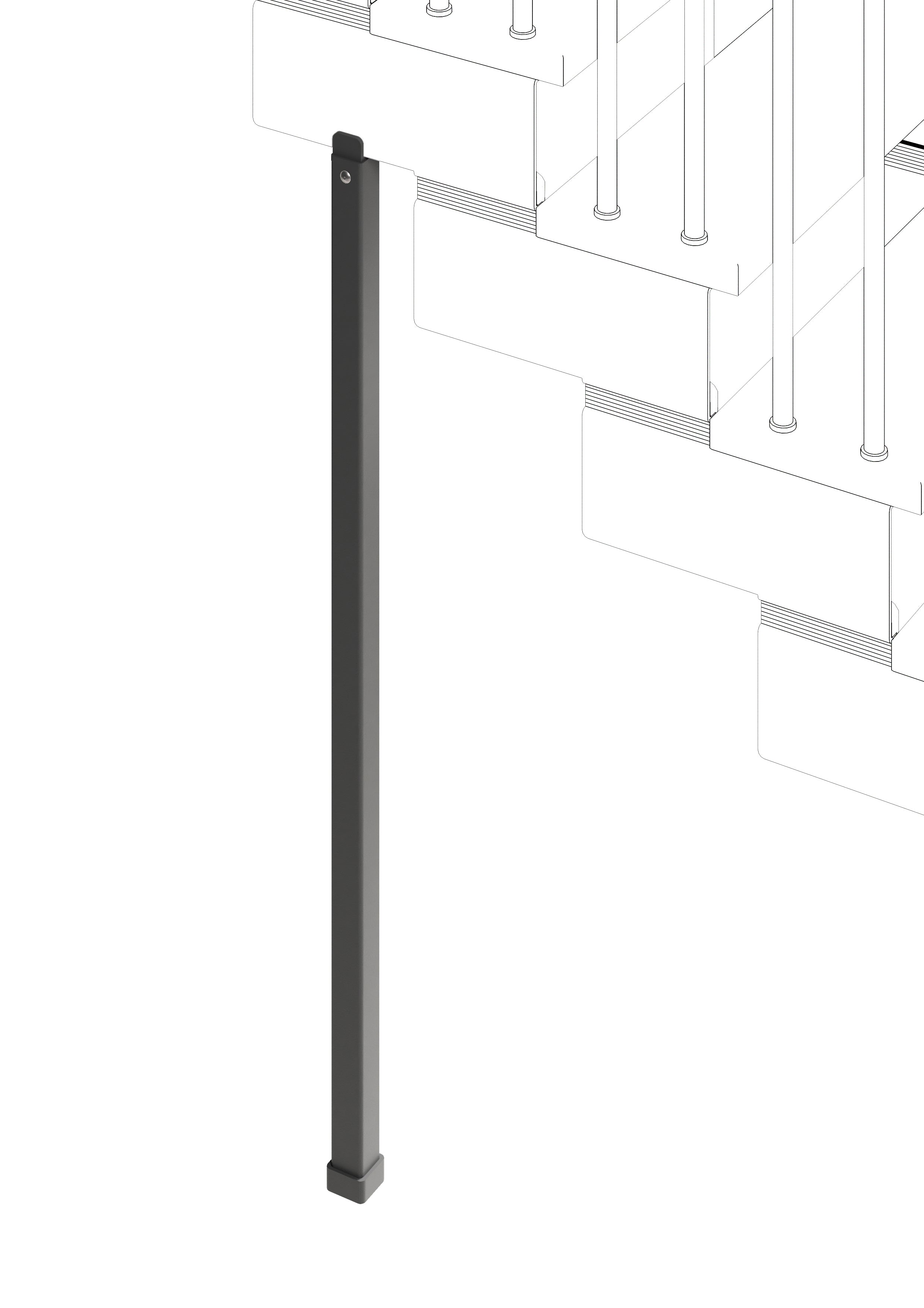 Ground support Adapta 10-130cm