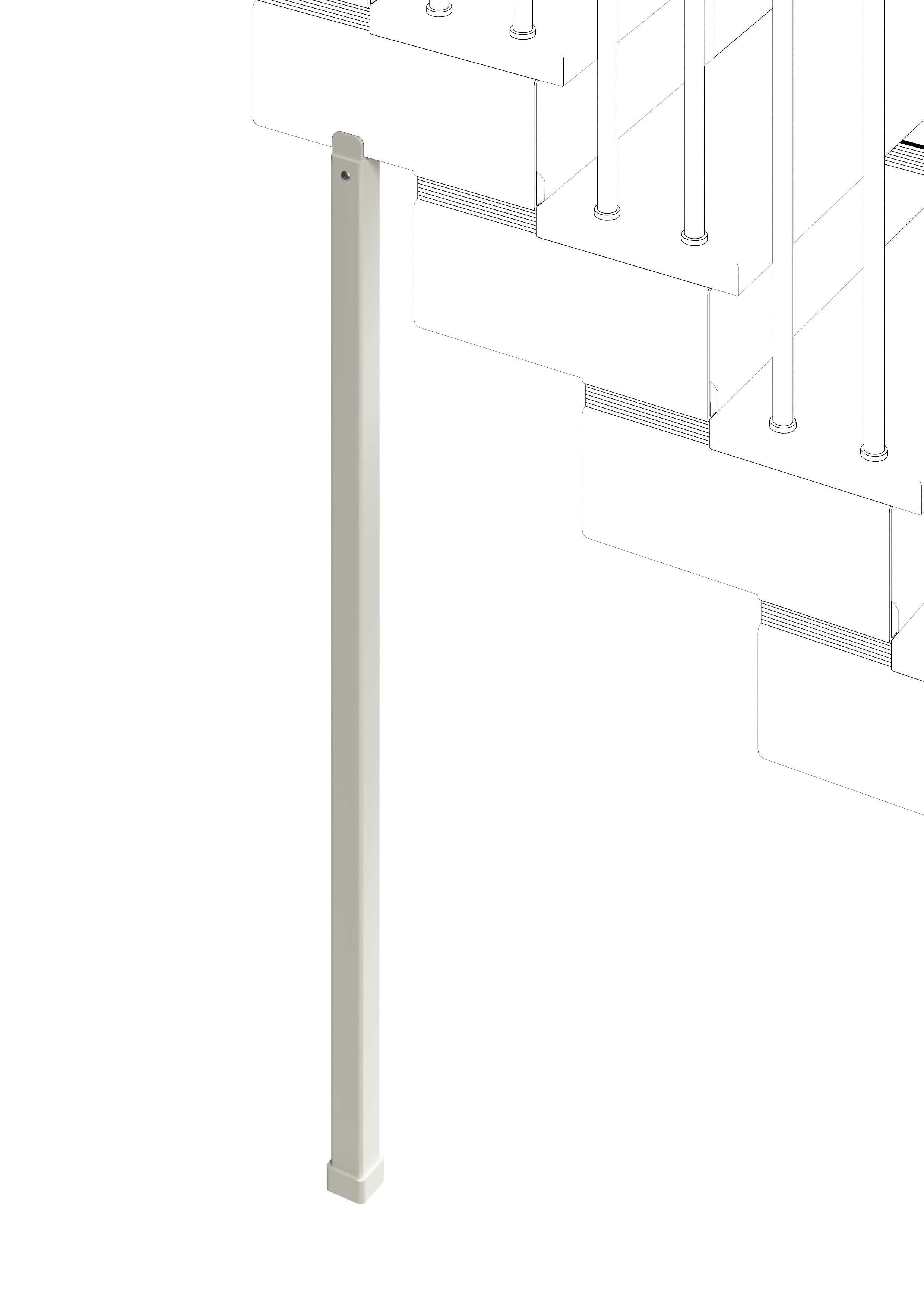 Ground support Adapta 10-130cm