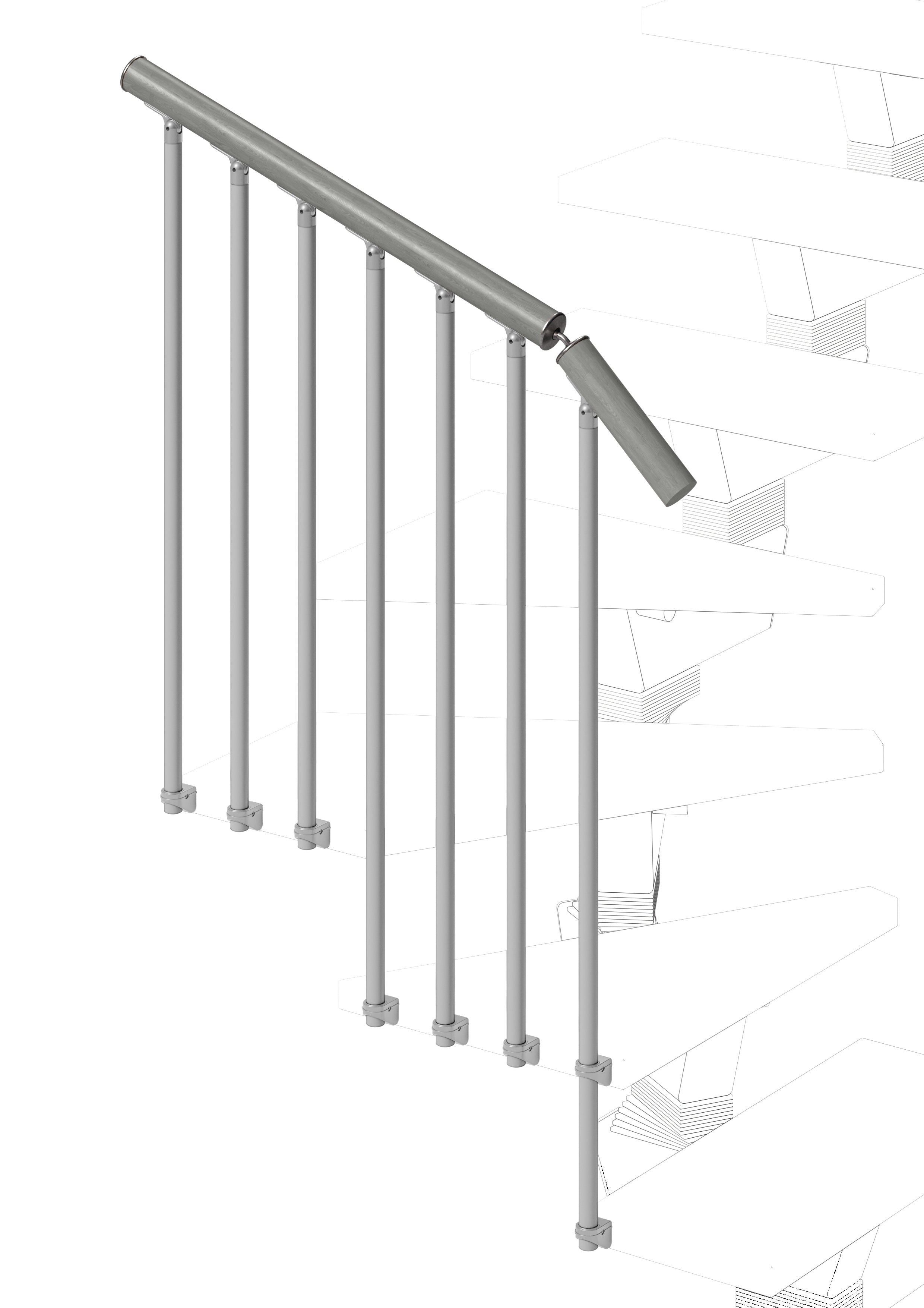 Giro Modularis External Railing (external side) - Cement 89