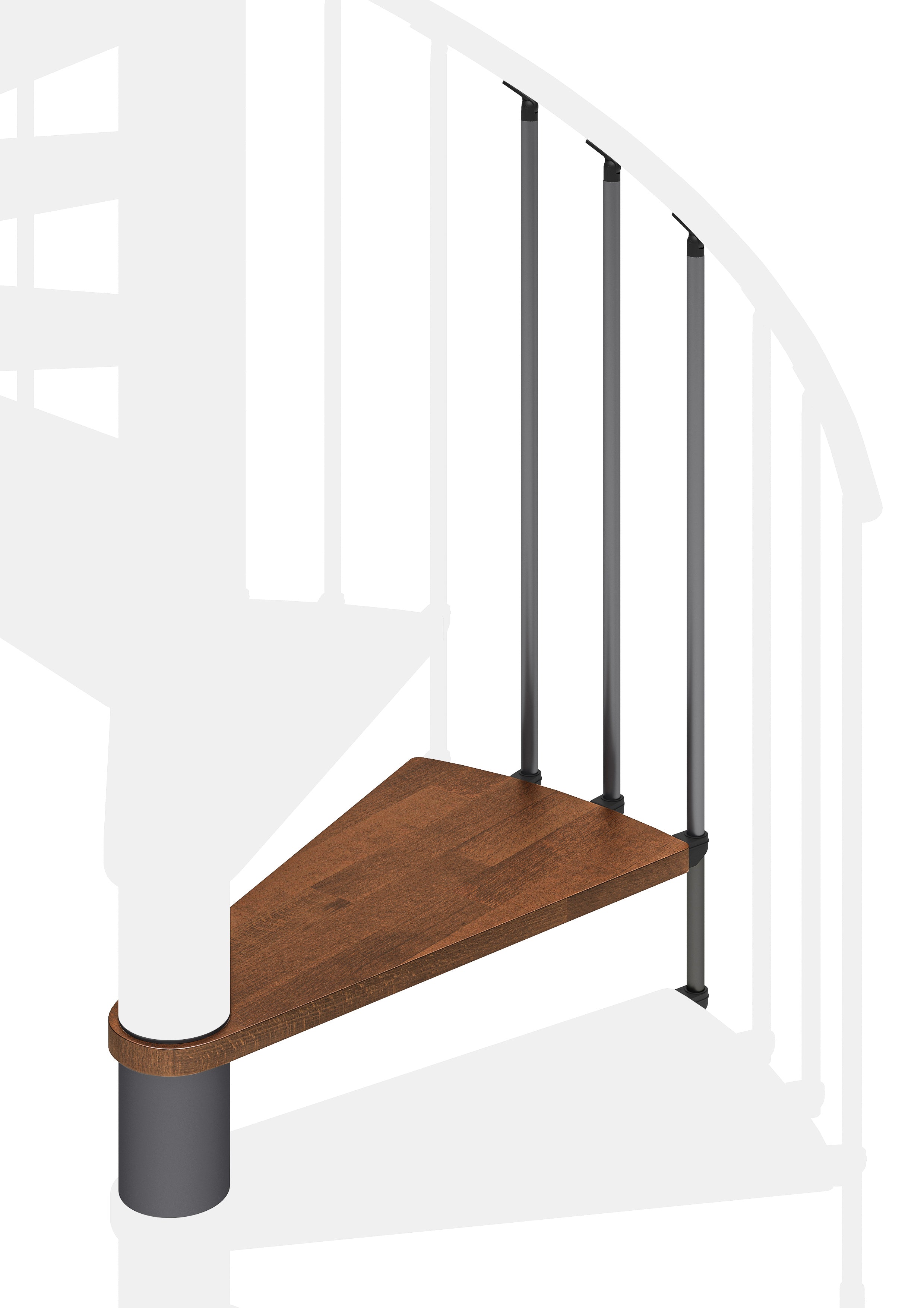 Circula additional step (with structure and railing) - Noce 25