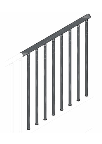 Balustrade for the upper floor (100 cm) - Meta